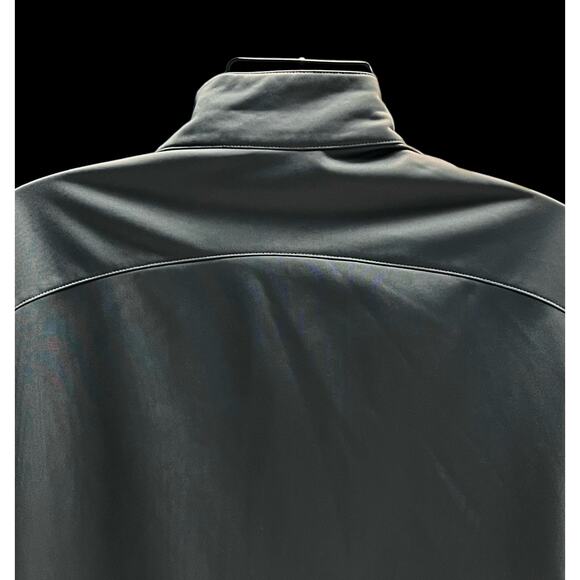 Reebok Men’s Full Zip Track Jacket Gray XXL Black Red Striped Sleeves Retro Y2K - Picture 8 of 12